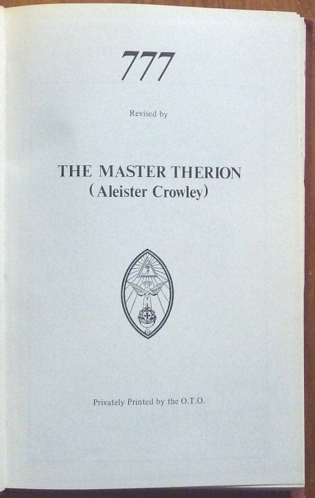 aleister crowley book 777|777 Revised .